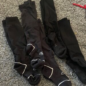 Youth knee high athletic socks